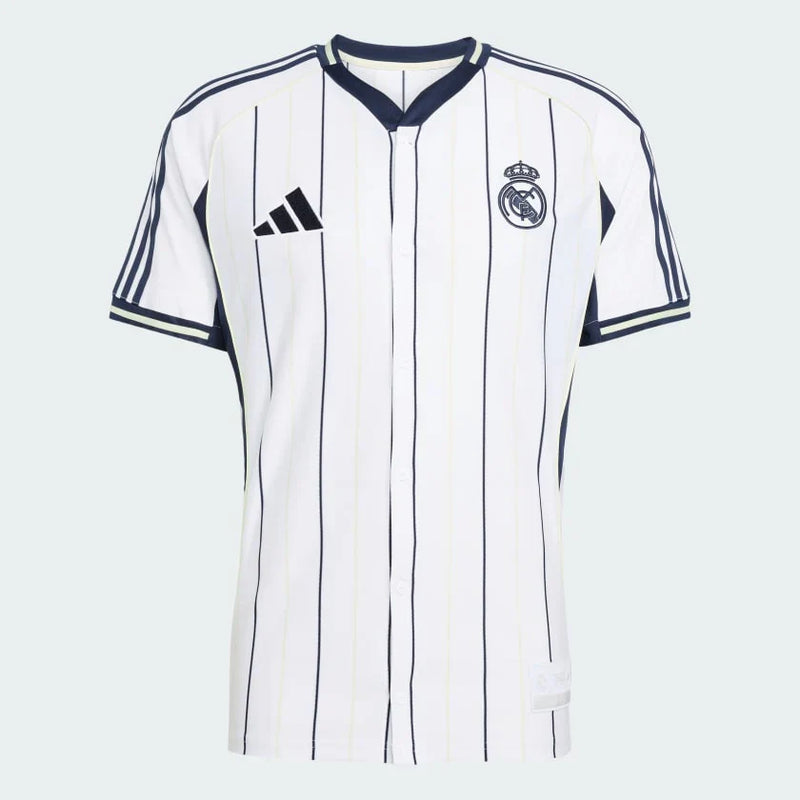 Real Madrid Home Jersey 2025/26 - Version Baseball US Pack
