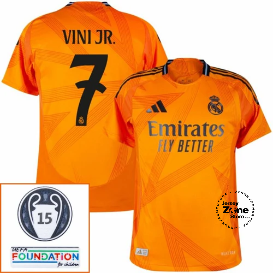Real Madrid Vini JR. 7 Away Fan Jersey 2024/25