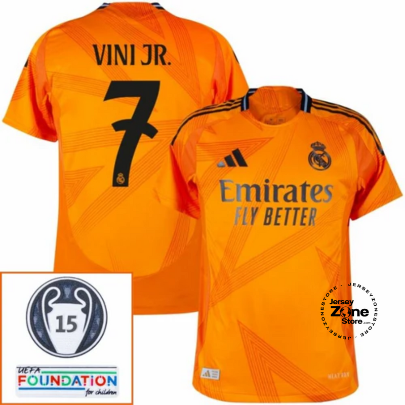 Real Madrid Vini JR. 7 Away Fan Jersey 2024/25