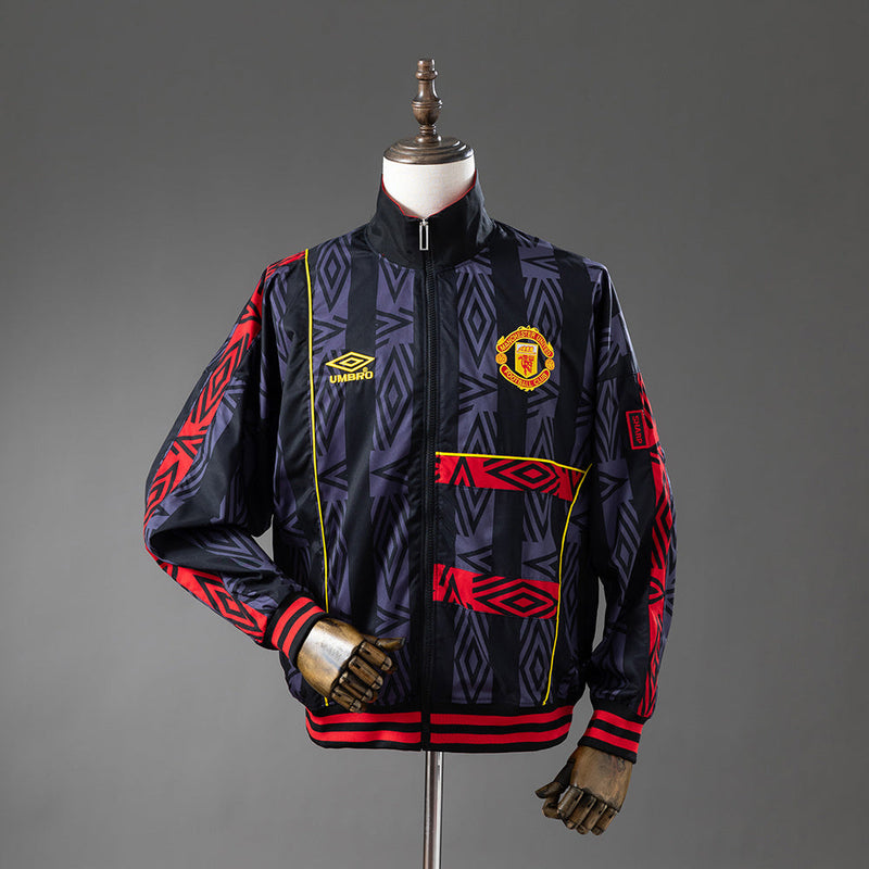 Manchester United 92/94 Jacket - Black & Red