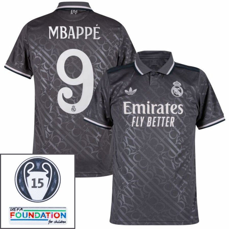 Real Madrid Mbappé 9 Third Fan Jersey 2024/25