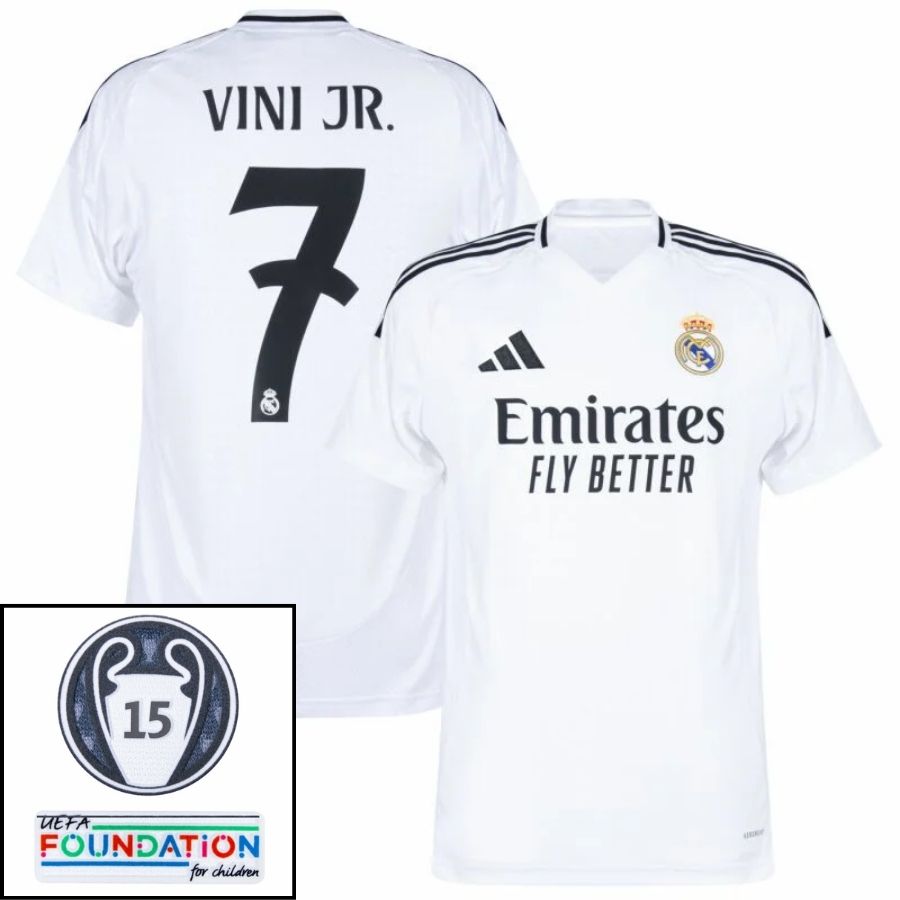 Real Madrid Vini JR. 7 Home Fan Jersey 2024/25