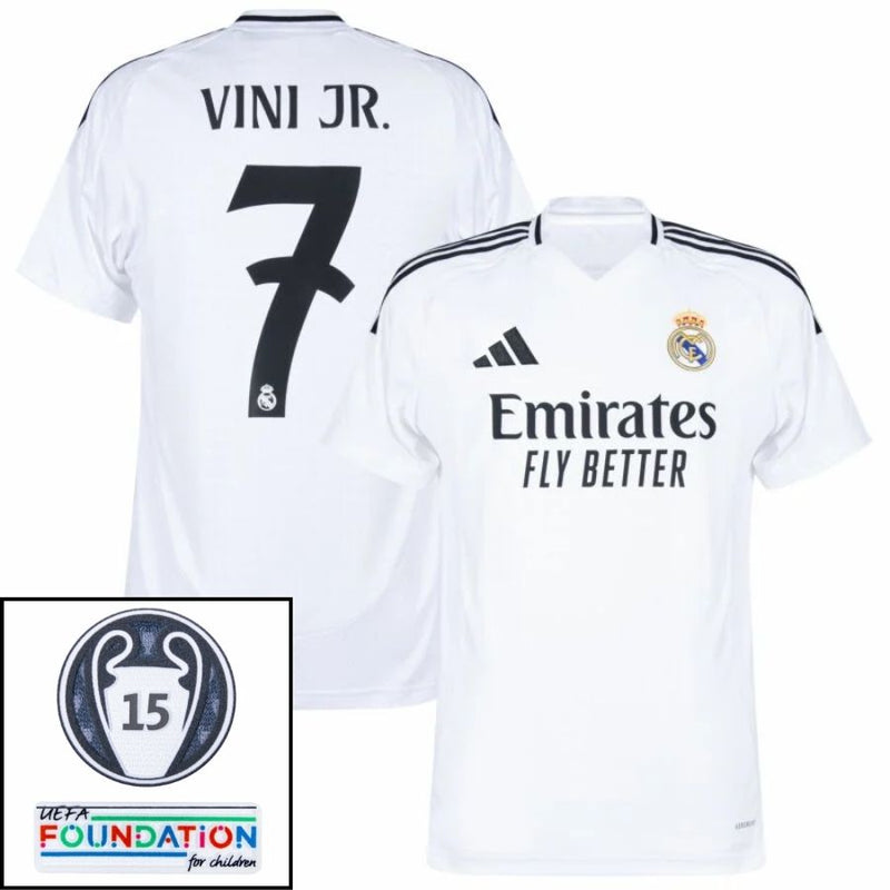 Real Madrid Vini JR. 7 Home Fan Jersey 2024/25