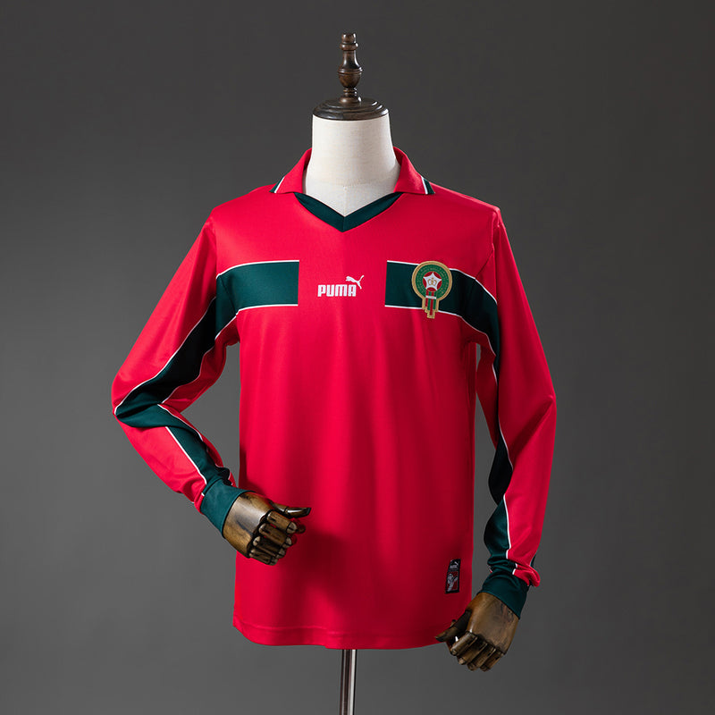 Morocco Away 1998 Long Sleeve - Retro Version