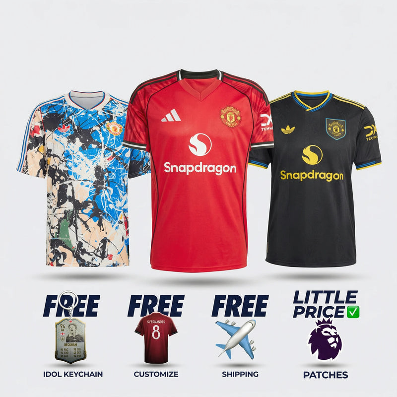 COMBO Manchester United 25/26 - Home, Away and Special