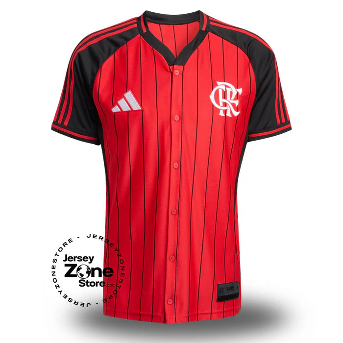 Flamengo 25/26 Home with Sponsors - Player Version