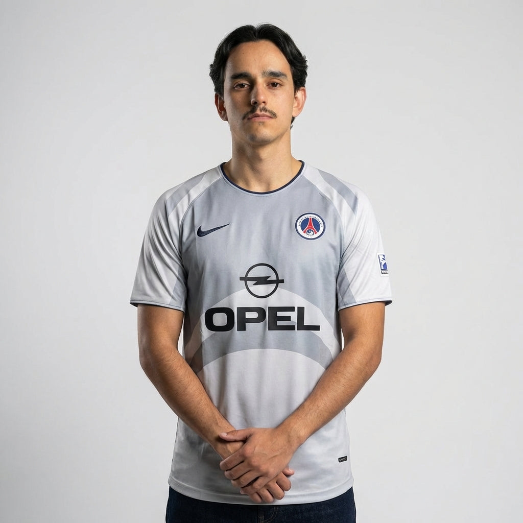 Paris Saint-Germain (PSG) 2001 Gray Jersey - Retro Version