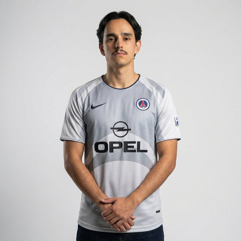 Paris Saint-Germain (PSG) 2001 Gray Jersey - Retro Version