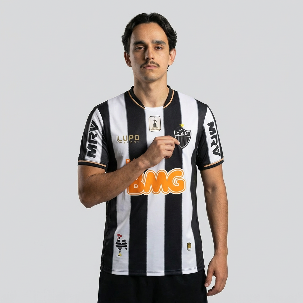 Camisa Atlético Mineiro Titular 2013 - Versão Retro