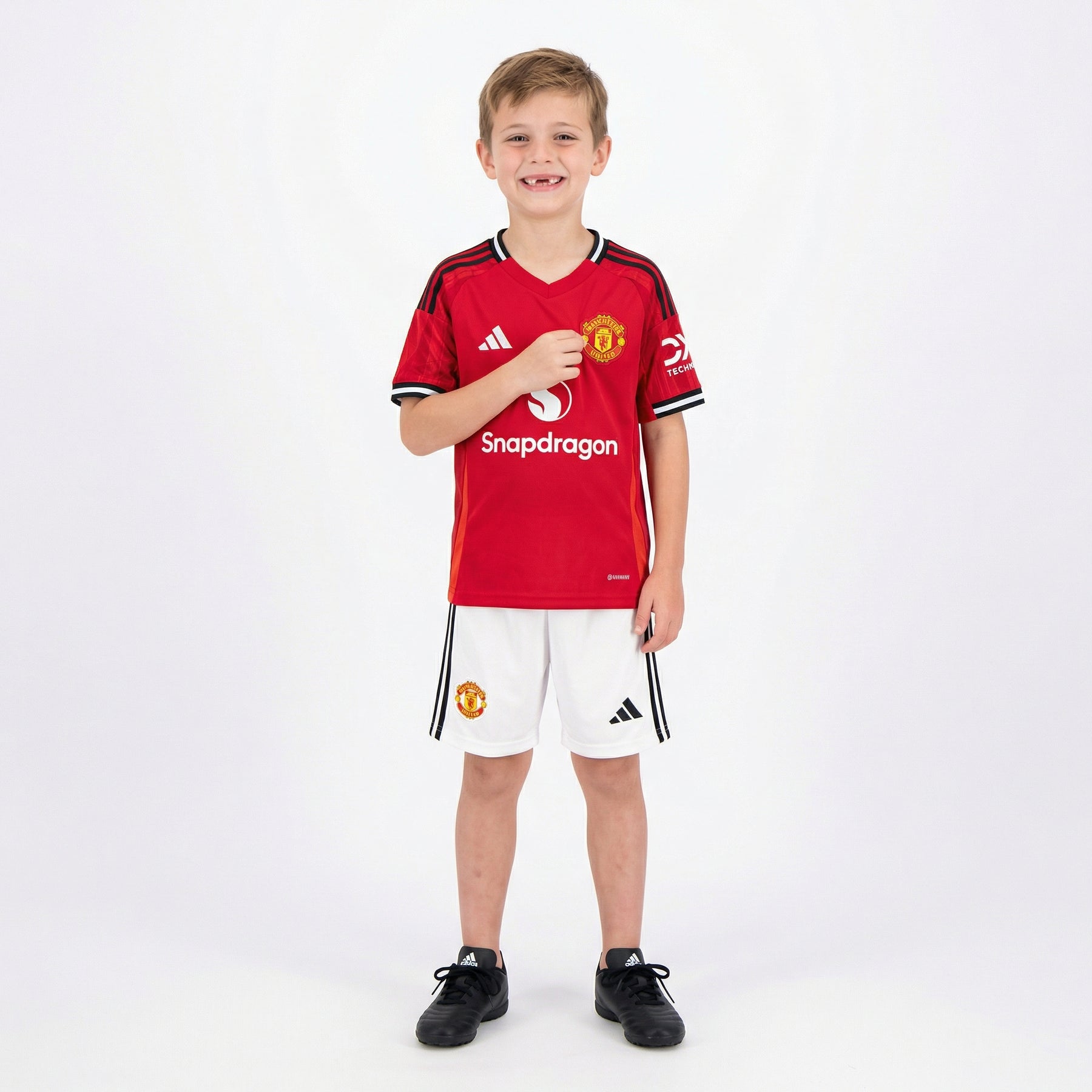 Manchester United Home 25/26 Kids