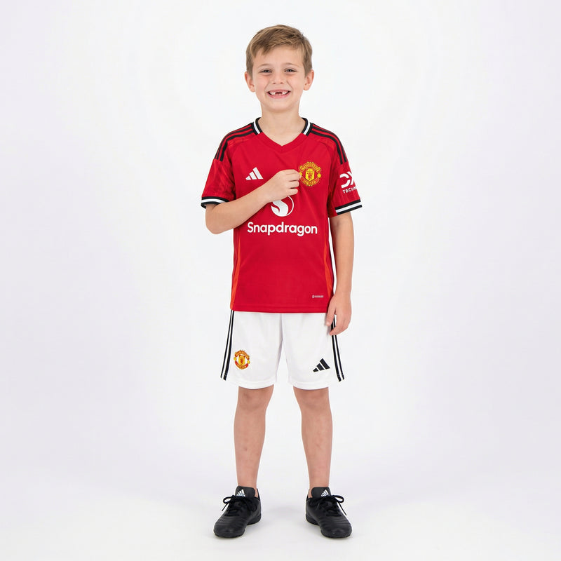 Manchester United Home 25/26 Kids