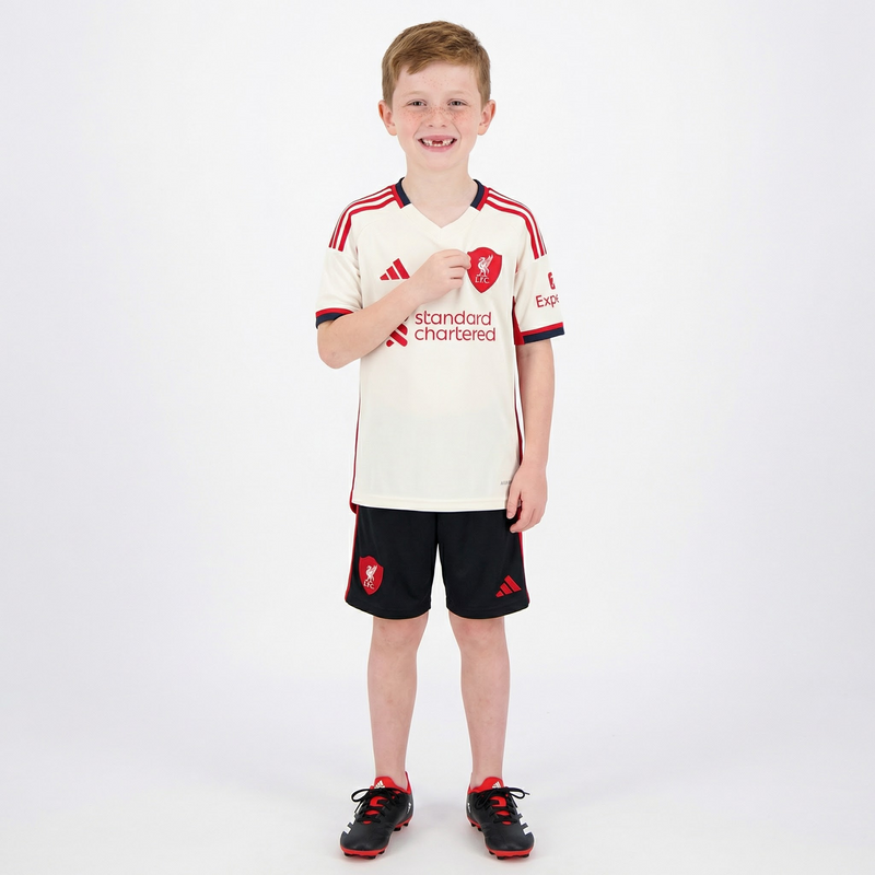 Liverpool Away 2025/26 Kids Kit