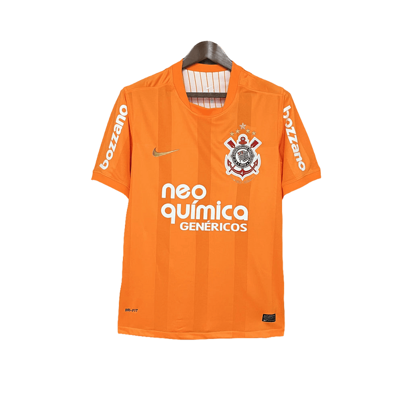 Corinthians 2010 Goalkeeper Orange Jersey - Retro Version