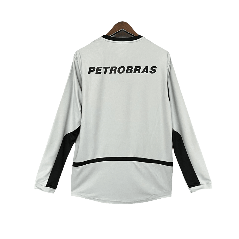 Flamengo 02/03 Goalkeeper Grey Jersey - Long Sleeve Retro Version
