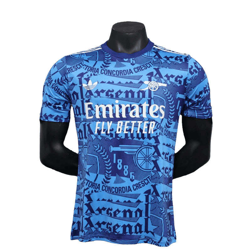 Arsenal 25/26 Pre-Match Jersey - Blue - Player Version