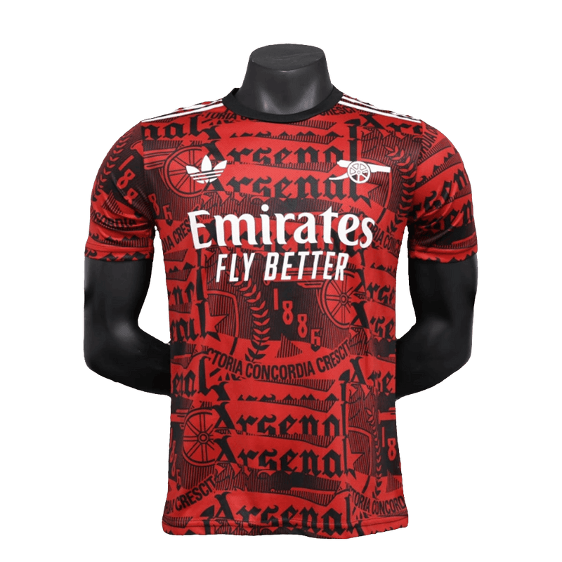 Arsenal 25/26 Training Jersey - Dark Red - Player Version