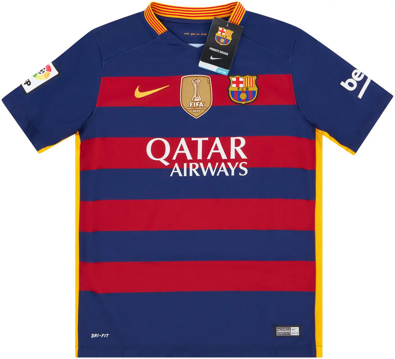 Barcelona Home 15/16 Neymar 11 - Retro Version