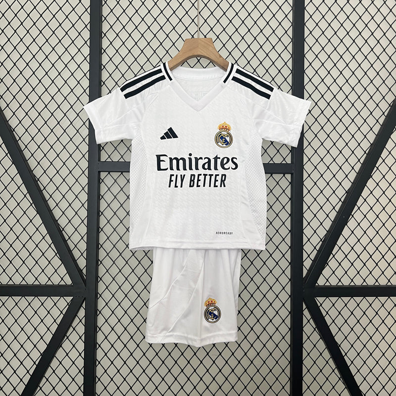Kit Kids Real Madrid Home Jersey 2024/25