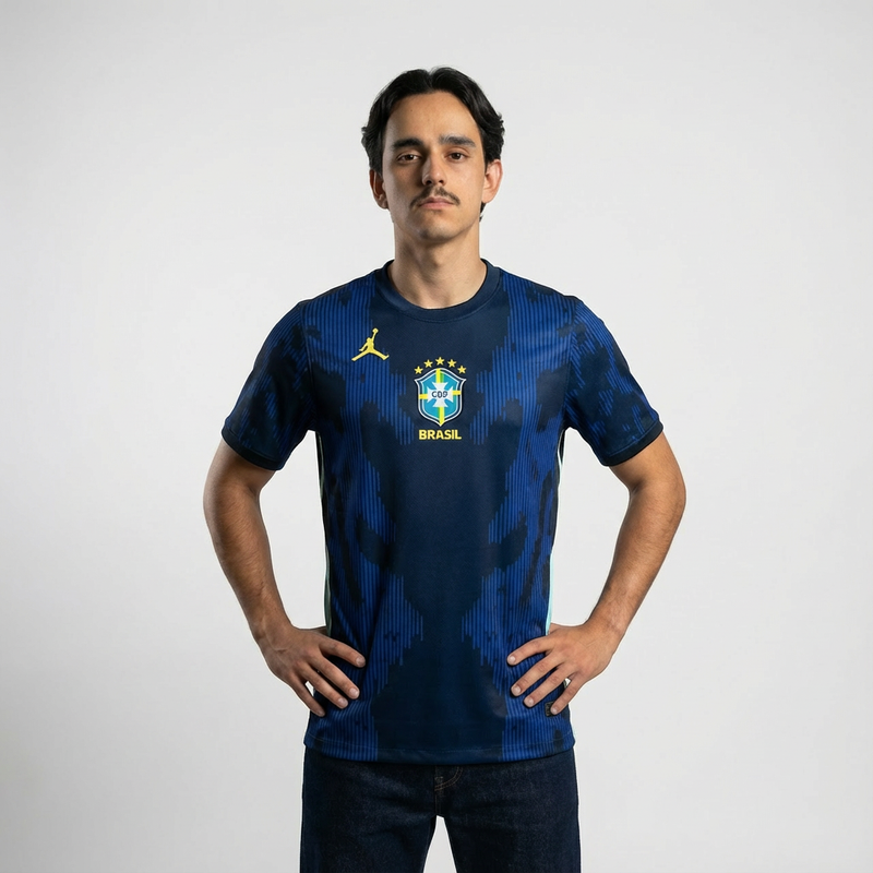 Brazil Away Blue 2026 - Brasil Jordan Fan Version