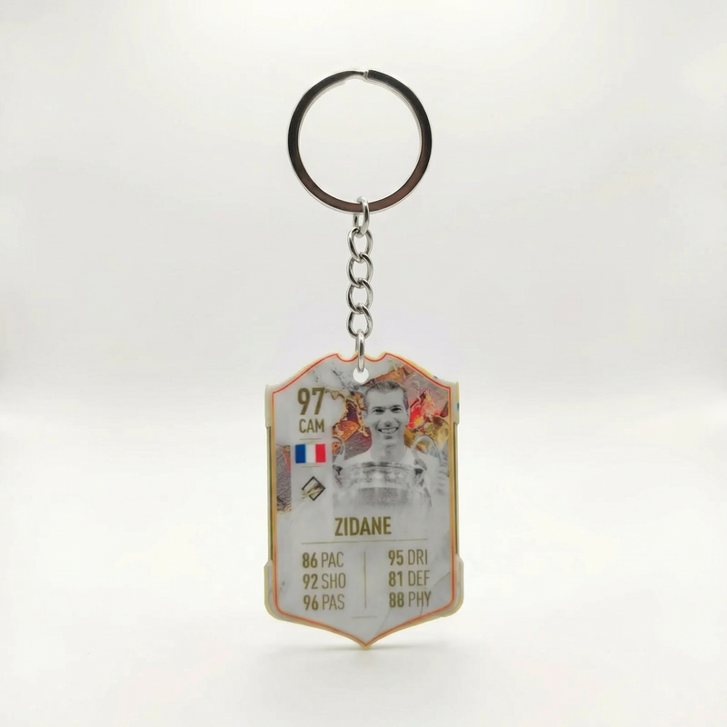 Zidane Icon Keychain