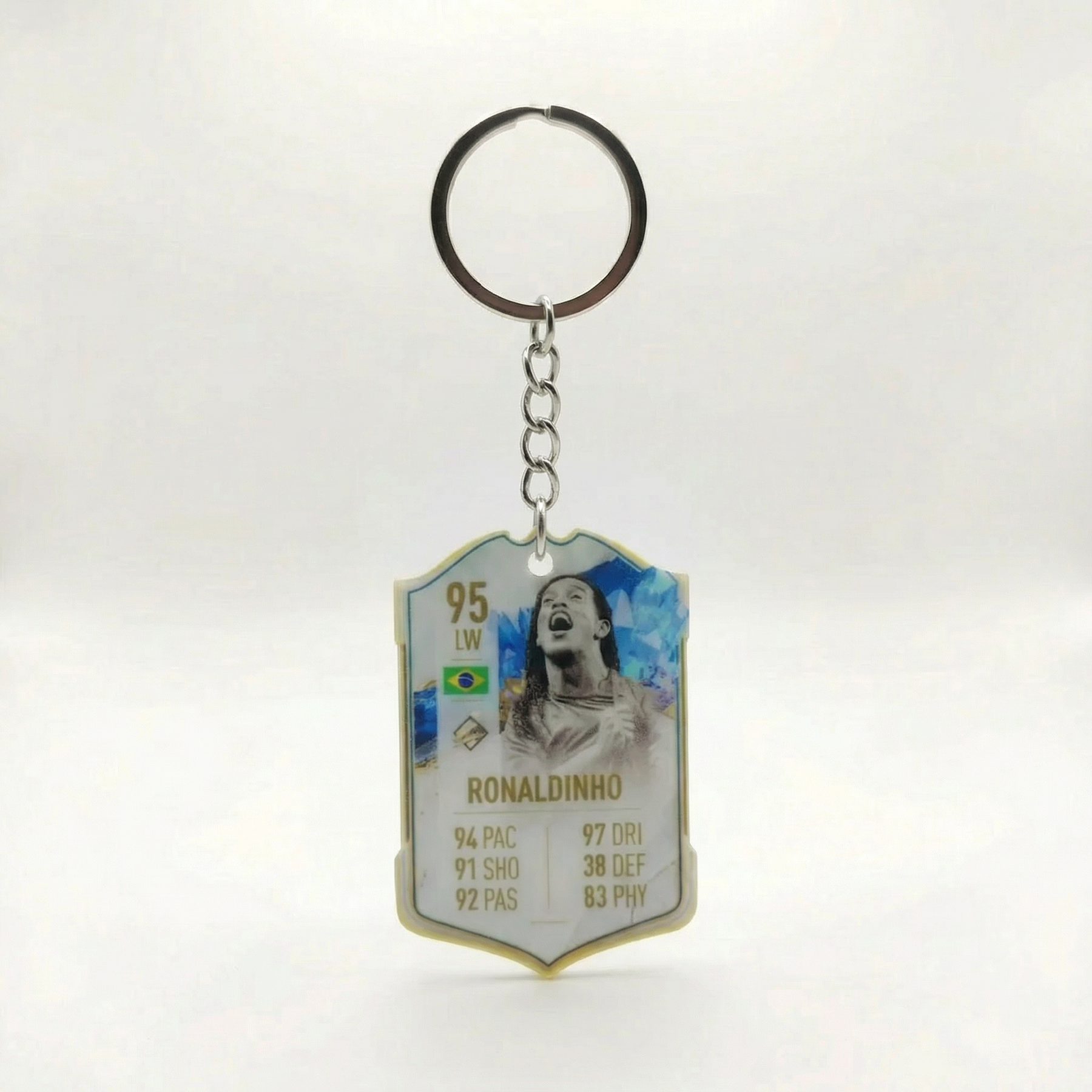 Ronaldinho Icon Keychain