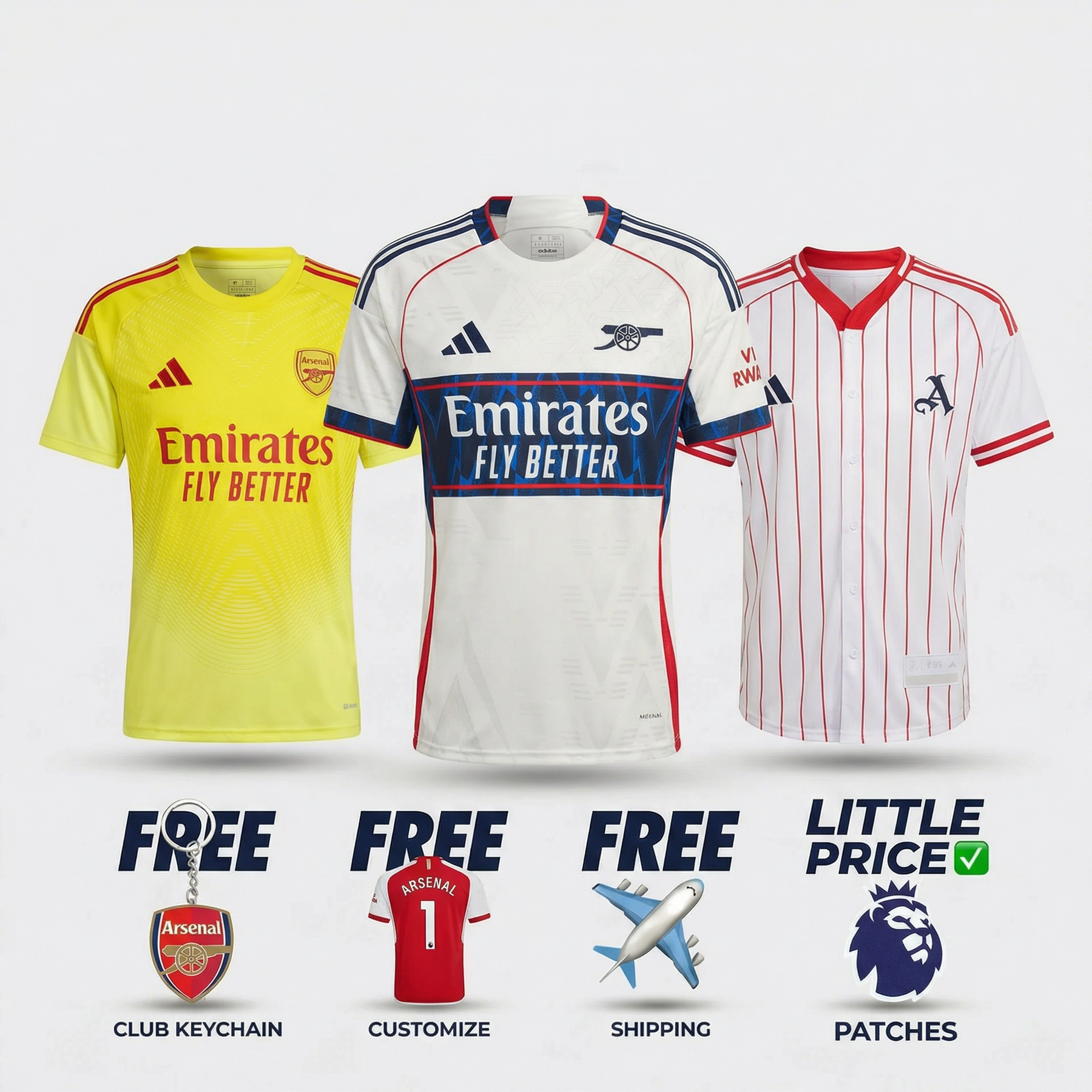 COMBO Arsenal 25/26 - Goalkeeper, Pre Match, Baseball - 26/27