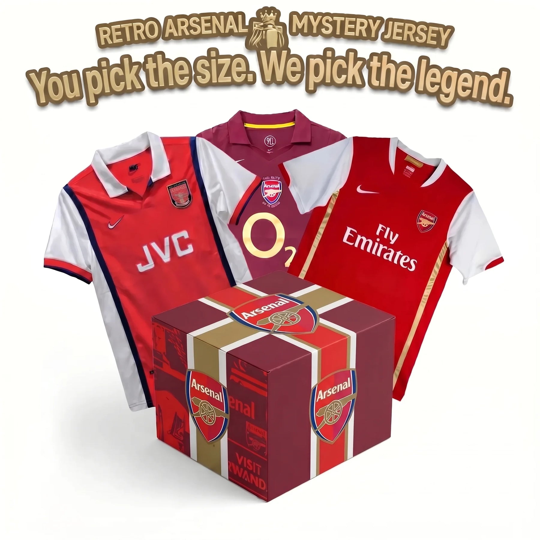 🏆 MYSTERY RETRO ARSENAL JERSEY
