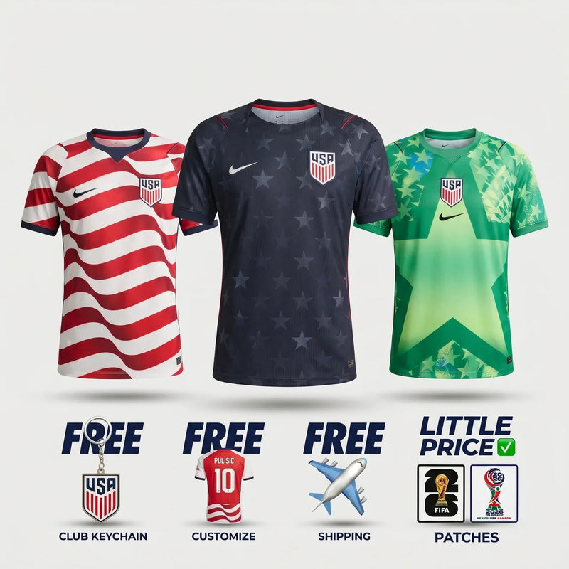 COMBO United States 2026 World Cup - Home, Away and Goalkeeper