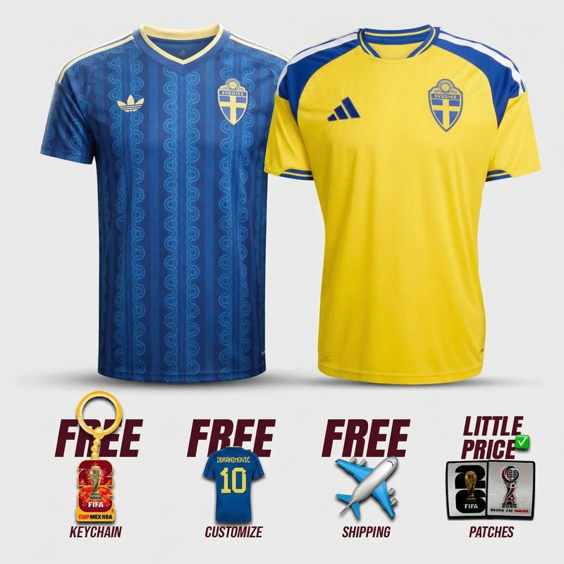 COMBO Sweden Home and Away World Cup 2026
