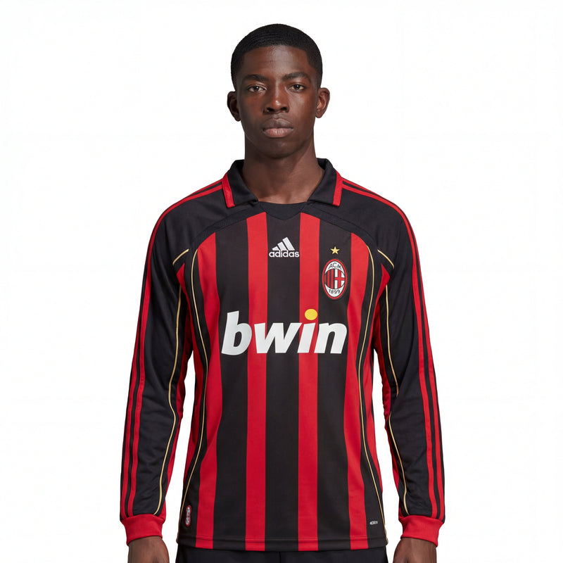 Jersey Milan Long Sleeve Home Retro 2006/07