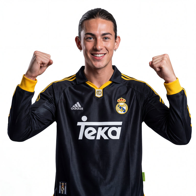 Jersey Real Madrid 99/00  Long Sleeve - Away Retro
